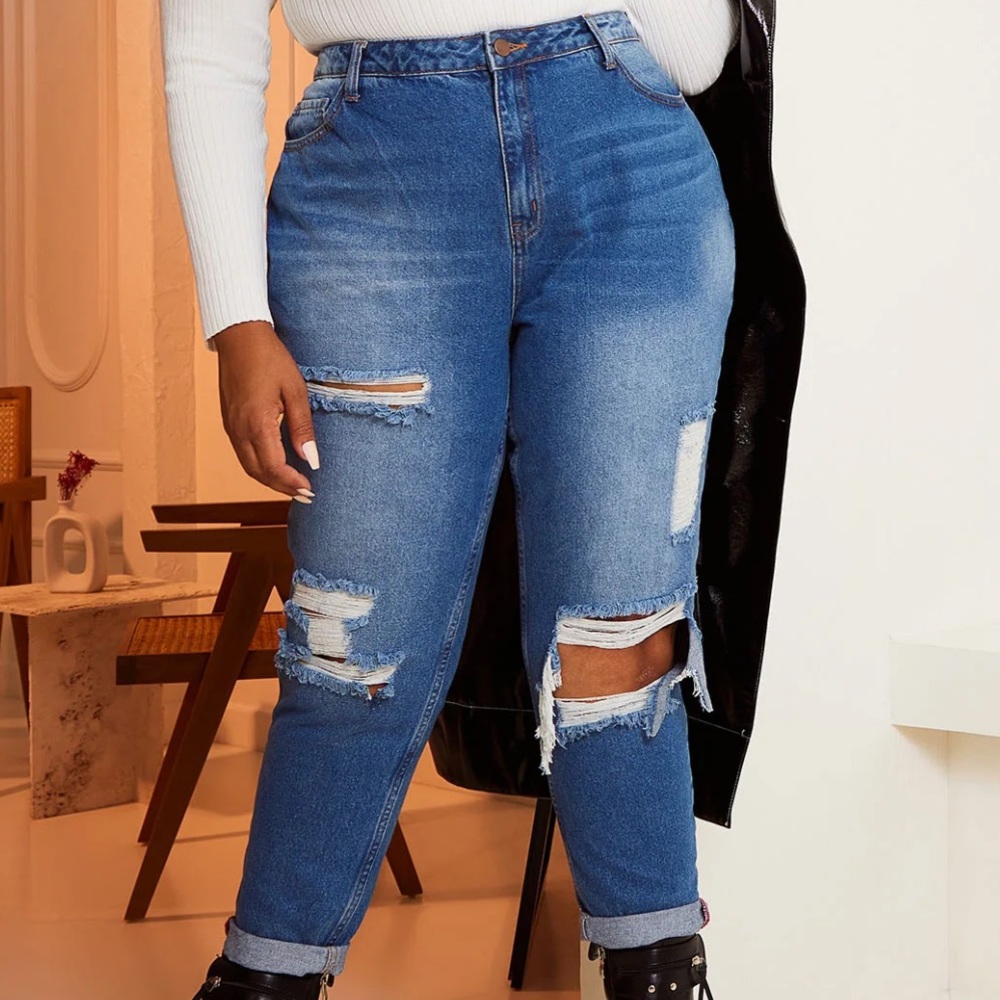 🔥🔥🔥 Fashion Nova Plus Size Jeans Size 15